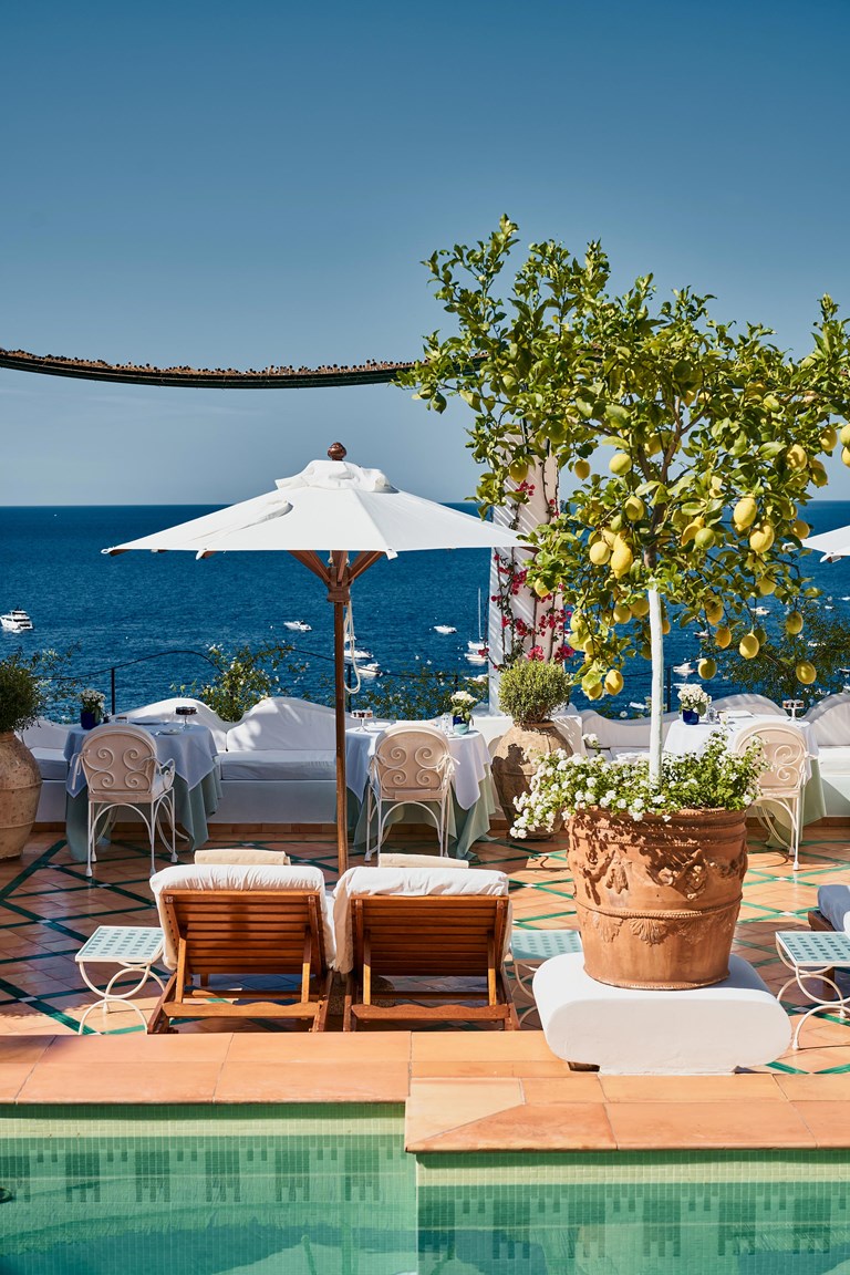 Le Sirenuse Hotel Positano Terrace Pool 0248