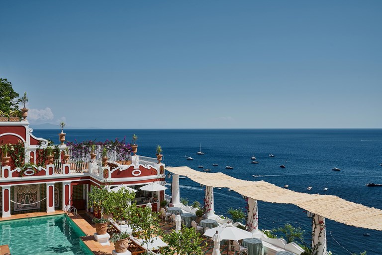 Le Sirenuse Hotel Positano Terrace Pool 0365